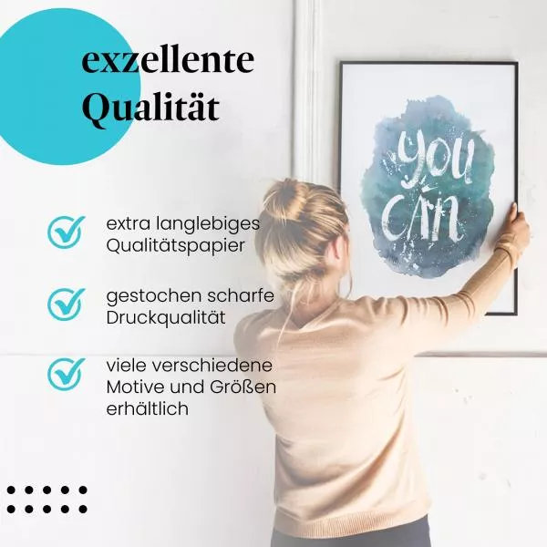 You Can Aquarell | Postereck 3315