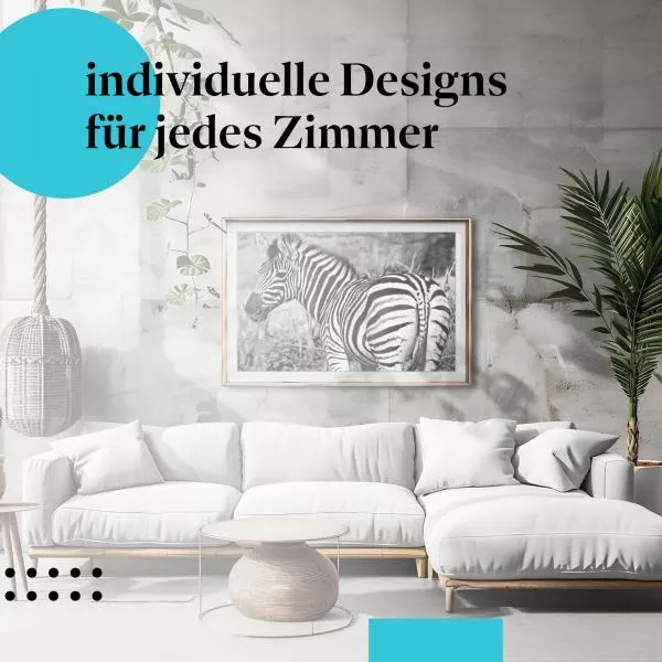 Zebra: Eleganz der Natur | Postereck 1183 Zebra: Eleganz der Natur | Postereck 1183
