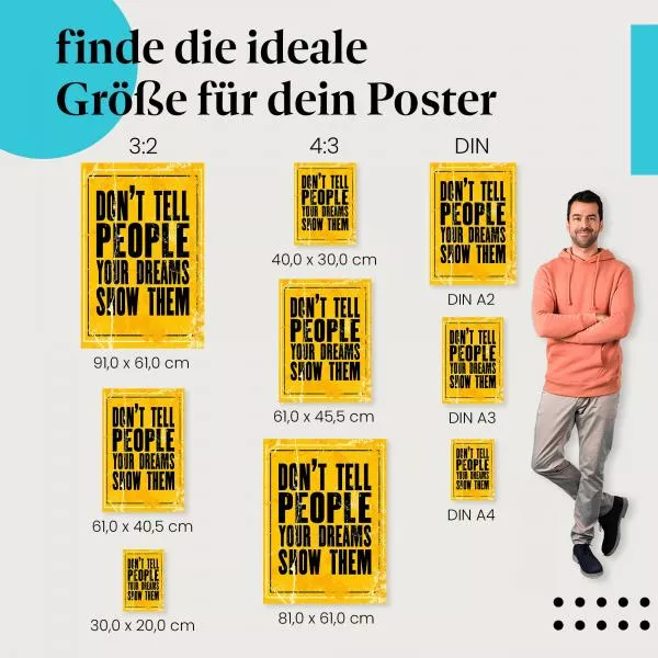Zeige deine Träume! | Postereck 1644 Zeige deine Träume! | Postereck 1644