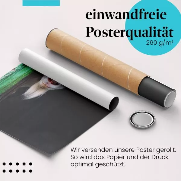 Neugierige Ziege | Postereck 3584 Neugierige Ziege | Postereck 3584