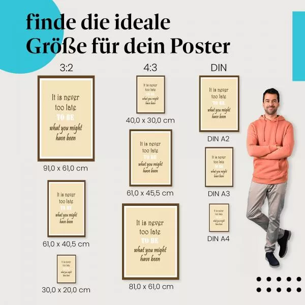 Motivation: "Es ist nie zu spät..." | Postereck 0820