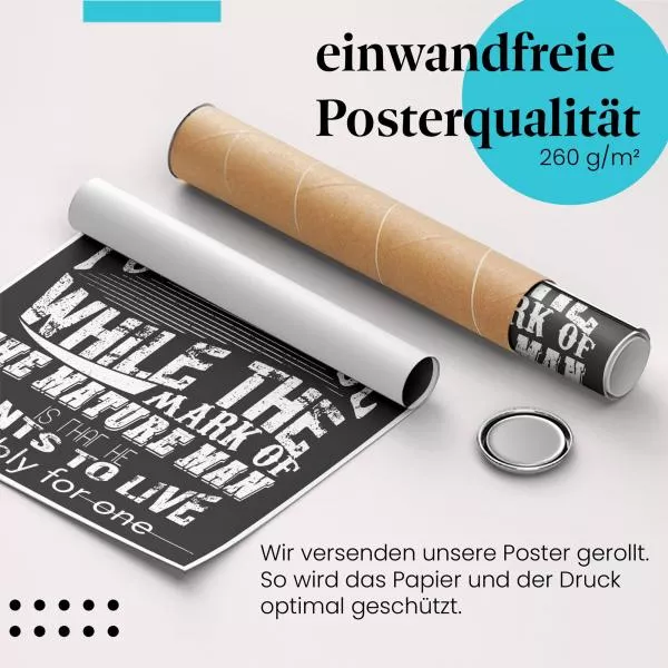 Inspirierendes Zitat | Postereck 2061 Inspirierendes Zitat | Postereck 2061