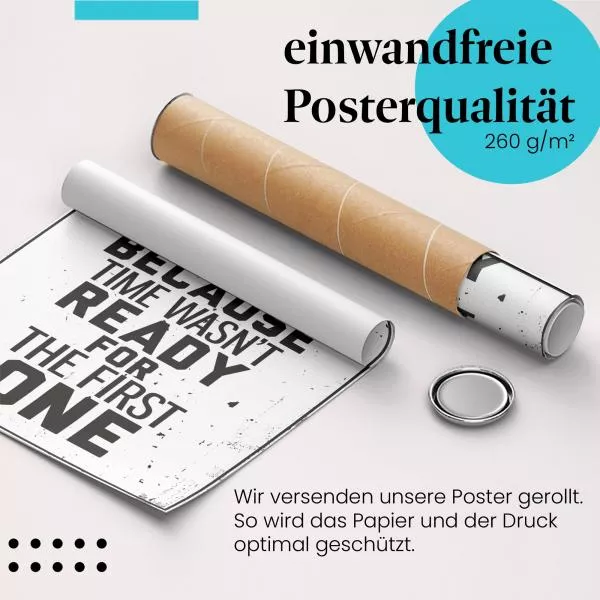 Zweite Chance: Zeit & Geduld | Postereck 1592 Zweite Chance: Zeit & Geduld | Postereck 1592
