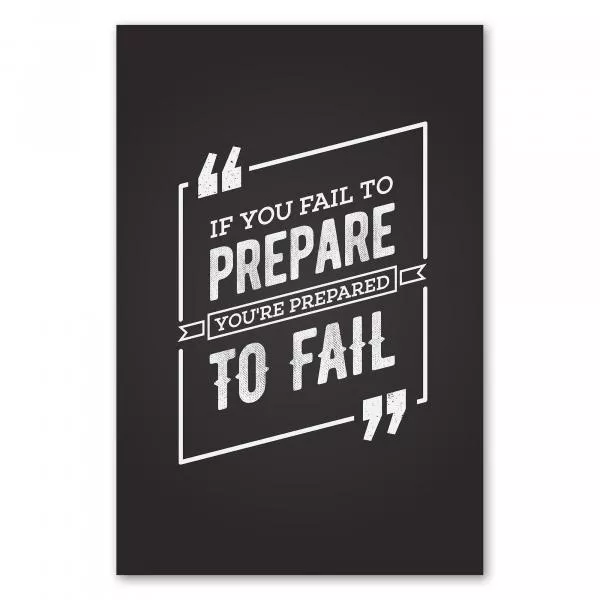 "If you fail to prepare, you're prepared to fail." - Die Bedeutung von guter Vorbereitung für den Erfolg. "If you fail to prepare, you're prepared to fail." - Die Bedeutung von guter Vorbereitung für den Erfolg.